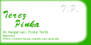terez pinka business card